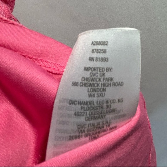 Isaac Mizrahi Beautiful Pink Lace Dress Lined Medium No Zipper - Picture 8 of 14